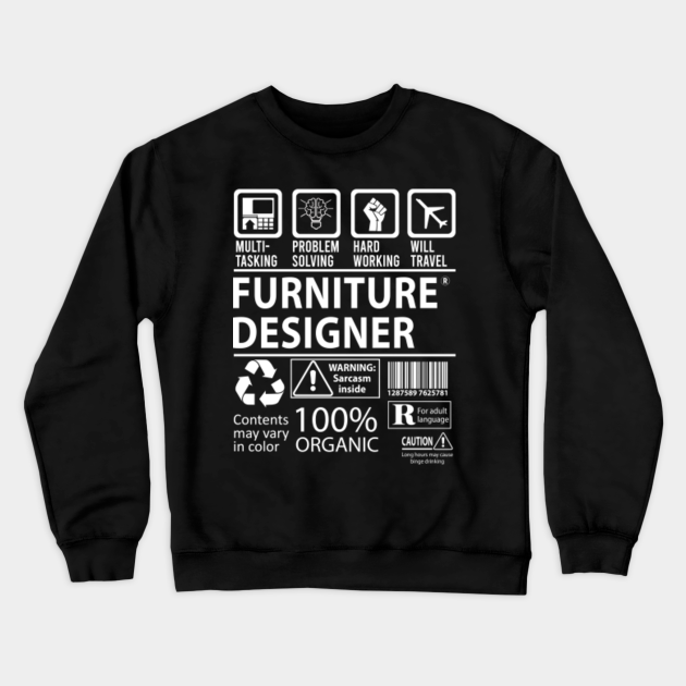 Furniture Designer T Shirt MultiTasking Job Gift Item Tee Furniture